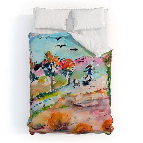 Ginette Fine Art Home For The Holidays Duvet Cover