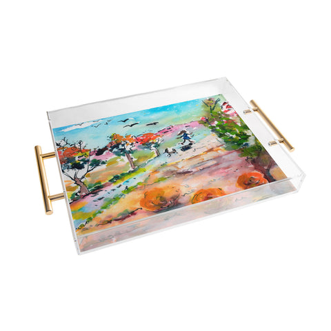 Ginette Fine Art Home For The Holidays Acrylic Tray