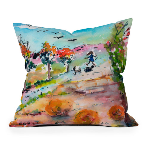 Ginette Fine Art Home For The Holidays Outdoor Throw Pillow