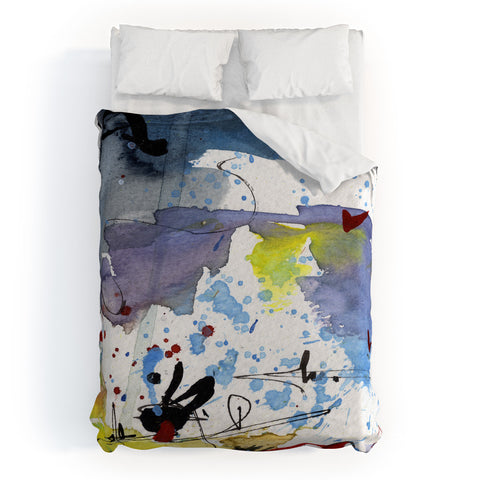 Ginette Fine Art Intuitive Abstract 1 Duvet Cover