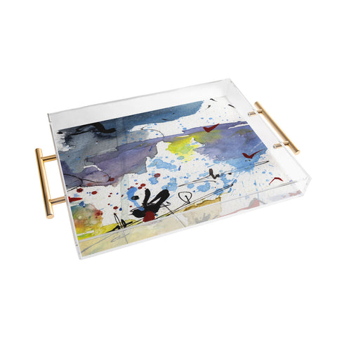 Ginette Fine Art Intuitive Abstract 1 Acrylic Tray
