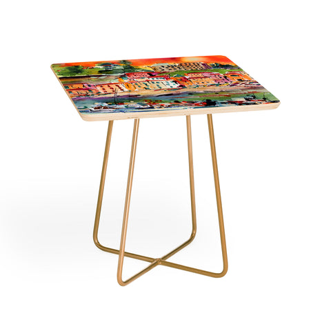 Ginette Fine Art Italy Summer In Sorrento Side Table