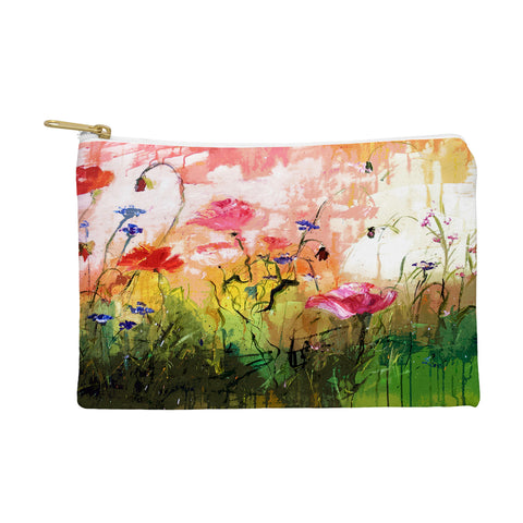 Ginette Fine Art Jardin Rose Pouch