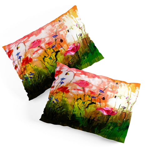 Ginette Fine Art Jardin Rose Pillow Shams