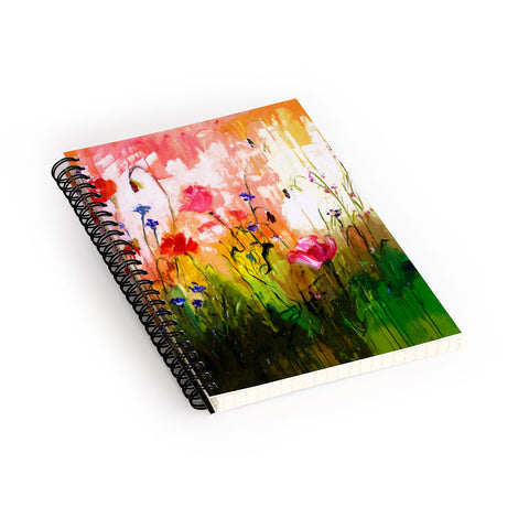 Ginette Fine Art Jardin Rose Spiral Notebook
