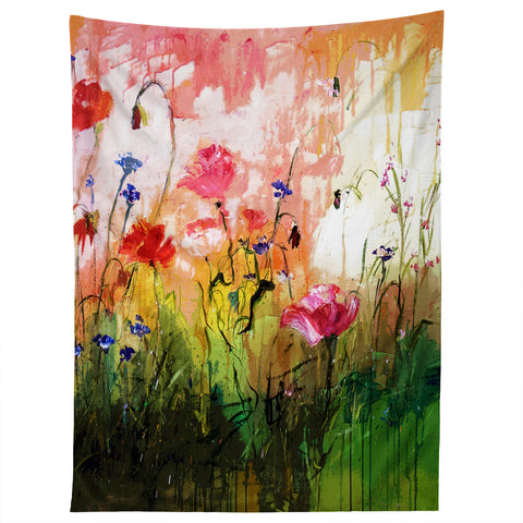 Ginette Fine Art Jardin Rose Tapestry