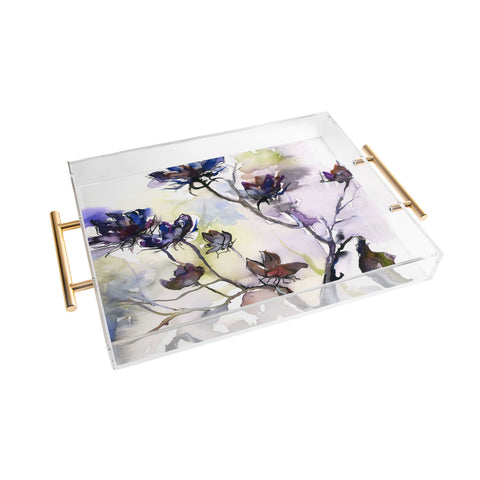 Ginette Fine Art Late Summer Seed Pods Acrylic Tray