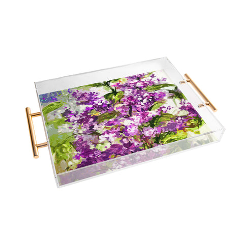 Ginette Fine Art Lilac Acrylic Tray