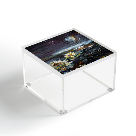 Ginette Fine Art Lily Under The Moon Acrylic Box