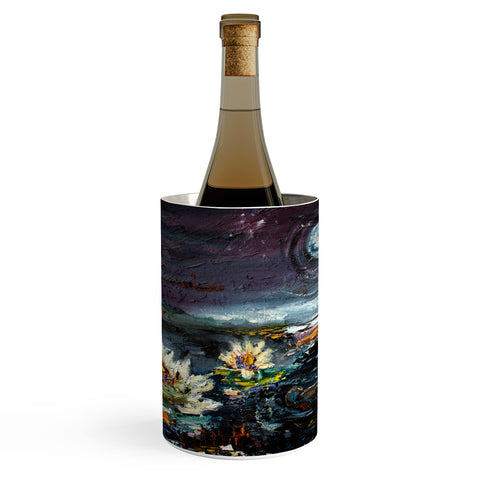 Ginette Fine Art Lily Under The Moon Wine Chiller