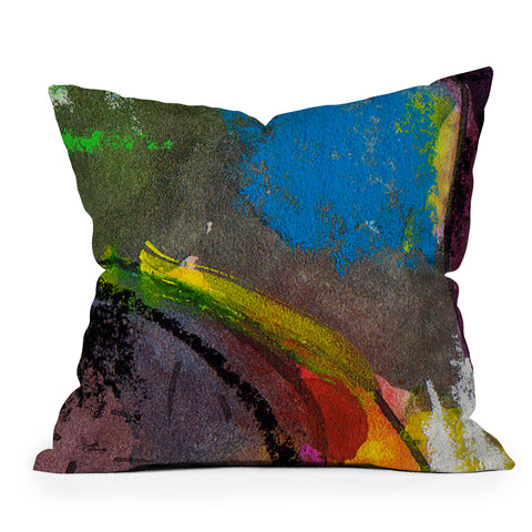 Ginette Fine Art Mad Banana 1 Outdoor Throw Pillow