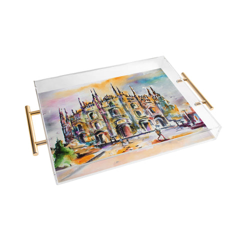 Ginette Fine Art Milan Italy Cathedral Acrylic Tray