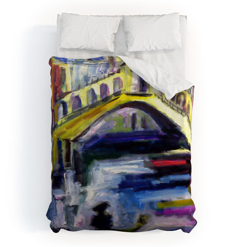 Ginette Fine Art Modern Venice Italy Duvet Cover