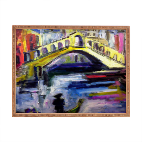 Ginette Fine Art Modern Venice Italy Rectangular Tray