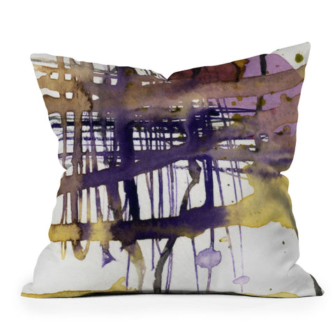 Ginette Fine Art Molten Maze Outdoor Throw Pillow