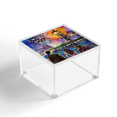 Ginette Fine Art New Year In Paris Acrylic Box