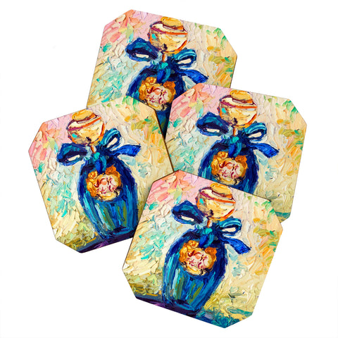 Ginette Fine Art Nuit Etoilee Still Life Coaster Set
