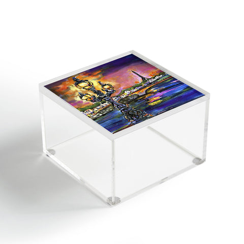 Ginette Fine Art Paris Lights at Night Acrylic Box