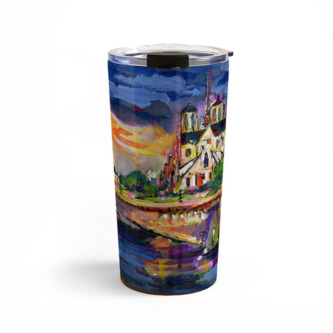 Ginette Fine Art Paris Notre Dame Travel Mug