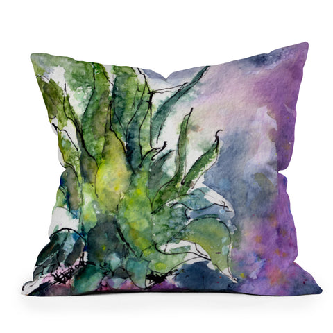 Ginette Fine Art Pineapple Top Outdoor Throw Pillow