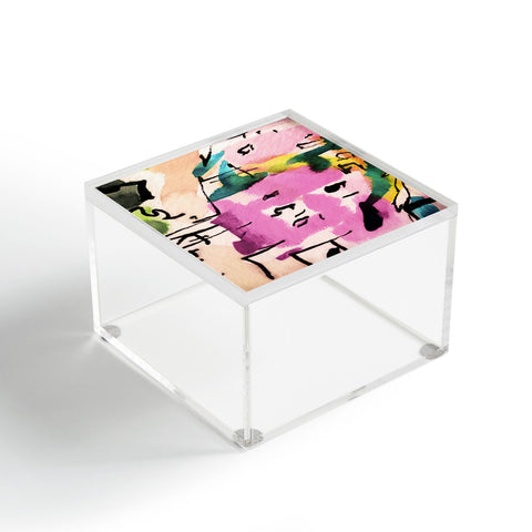 Ginette Fine Art Pink Twink Abstract Acrylic Box