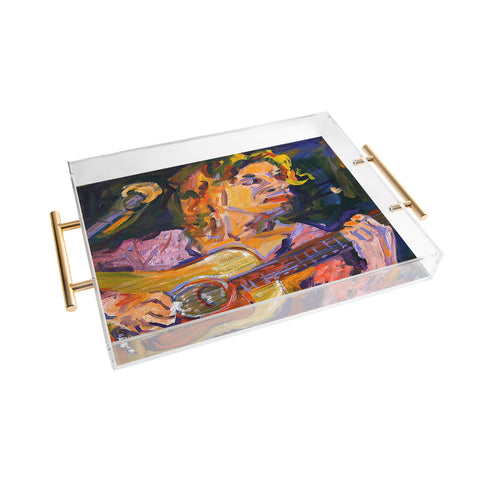 Ginette Fine Art Playing for Jimmy Acrylic Tray
