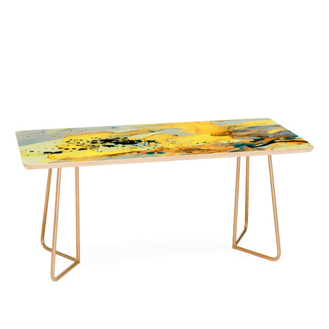 Ginette Fine Art Sorrento Yellow Italy Coffee Table