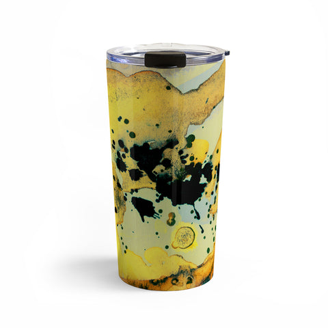 Ginette Fine Art Sorrento Yellow Italy Travel Mug