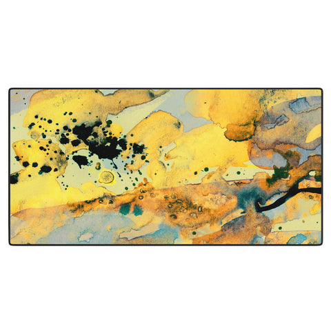 Ginette Fine Art Sorrento Yellow Italy Desk Mat