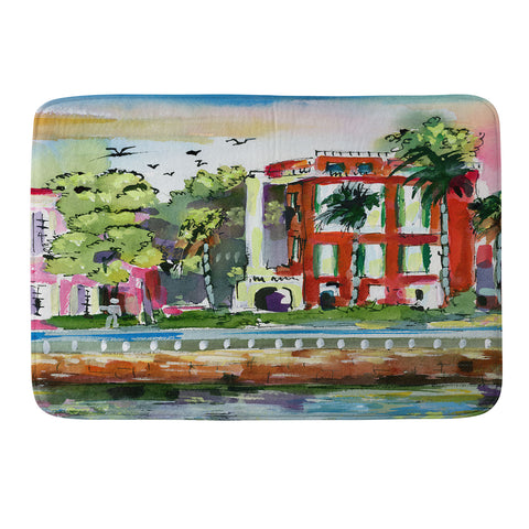 Ginette Fine Art South Carolina Houses Memory Foam Bath Mat