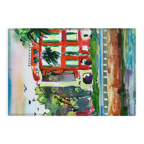 Ginette Fine Art South Carolina Houses Outdoor Rug