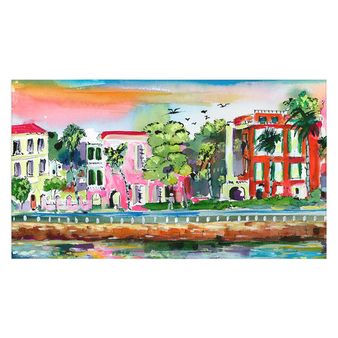 Ginette Fine Art South Carolina Houses Tablecloth