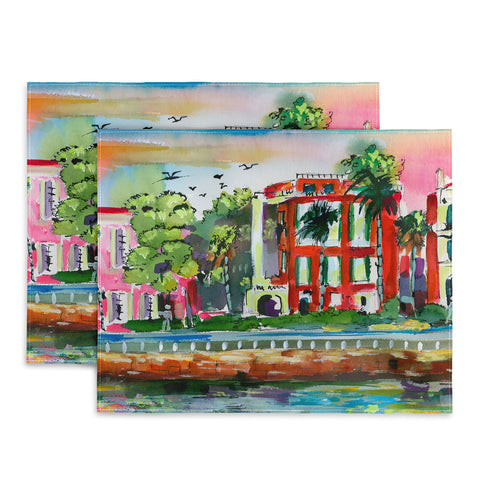Ginette Fine Art South Carolina Houses Placemat