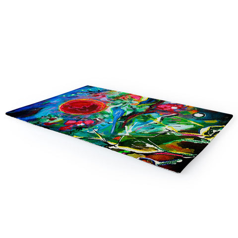 Ginette Fine Art Strawberry Moon Bird Song Area Rug