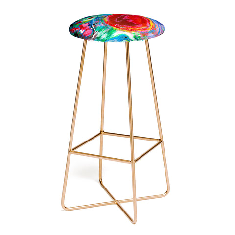 Ginette Fine Art Strawberry Moon Bird Song Bar Stool