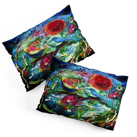 Ginette Fine Art Strawberry Moon Bird Song Pillow Shams