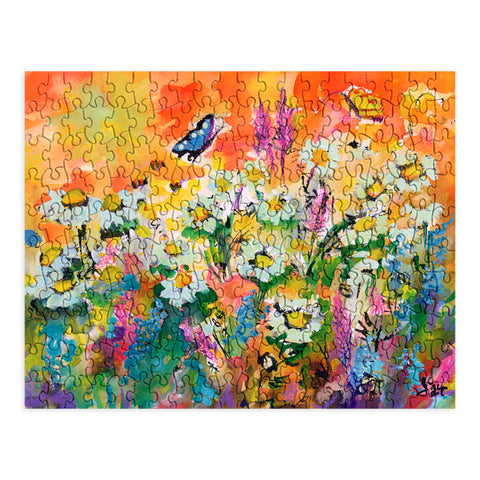 Ginette Fine Art Summer Flower Riot Puzzle