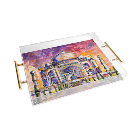 Ginette Fine Art TajMahl Acrylic Tray