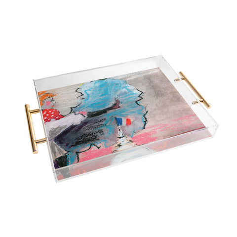 Ginette Fine Art The Last Time I Saw Paris 1 Acrylic Tray