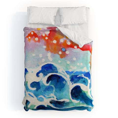 Ginette Fine Art Tides Of Time Duvet Cover