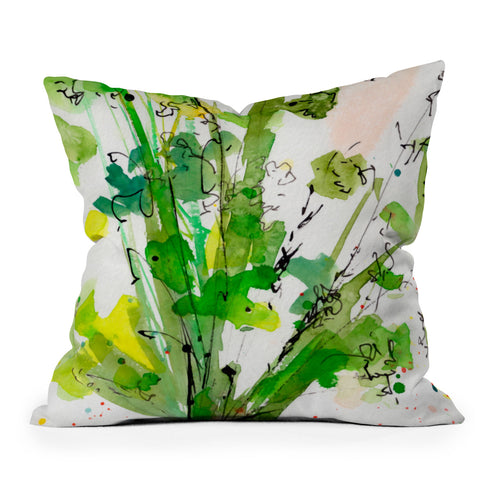 Ginette Fine Art Top Of A Carrot Outdoor Throw Pillow