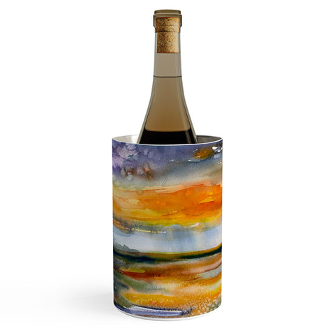 Ginette Fine Art Wetland Sunset Wine Chiller