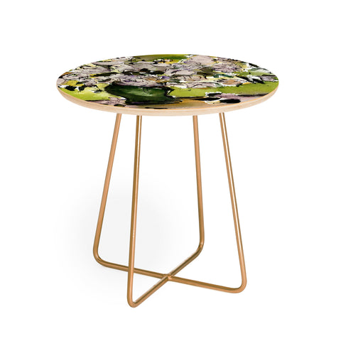 Ginette Fine Art Whispers Of Vincent Van Gogh Round Side Table