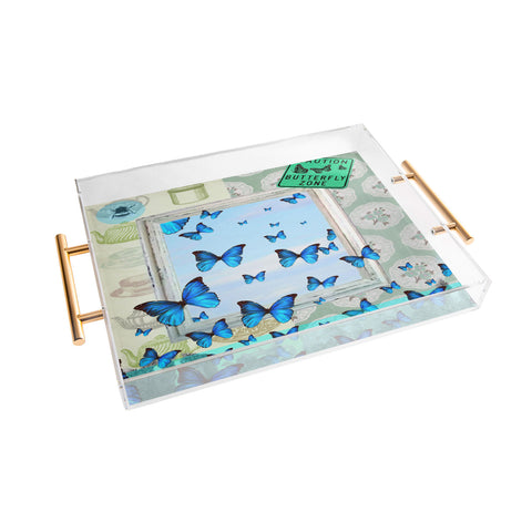 Ginger Pigg Butterfly Zone Acrylic Tray