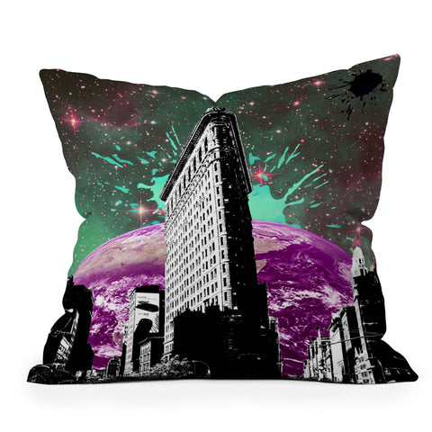 Ginger Pigg new york 1 Outdoor Throw Pillow