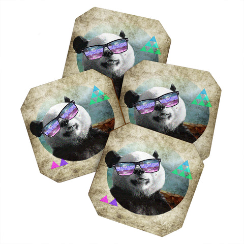 Ginger Pigg Pandamonium Coaster Set