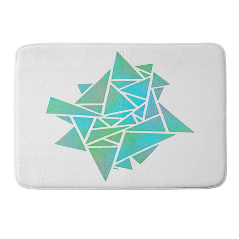 Gneural Ambient Prism Stack 2 Memory Foam Bath Mat