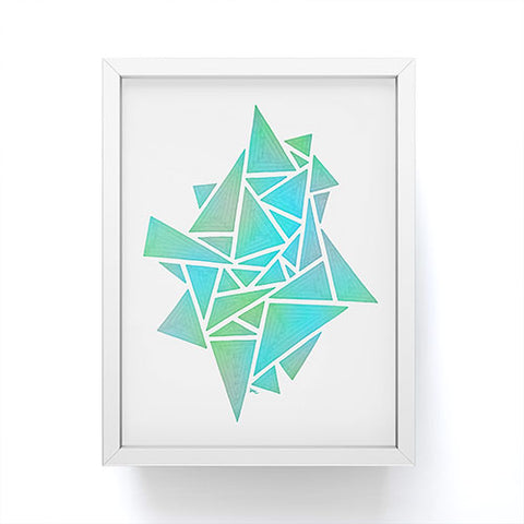 Gneural Ambient Prism Stack 2 Framed Mini Art Print