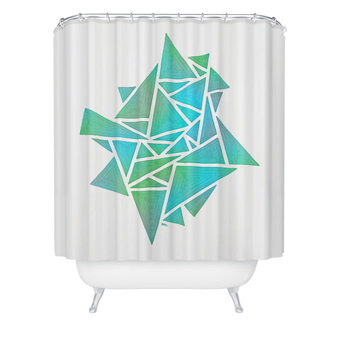 Gneural Ambient Prism Stack 2 Shower Curtain