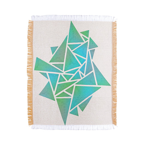 Gneural Ambient Prism Stack 2 Throw Blanket